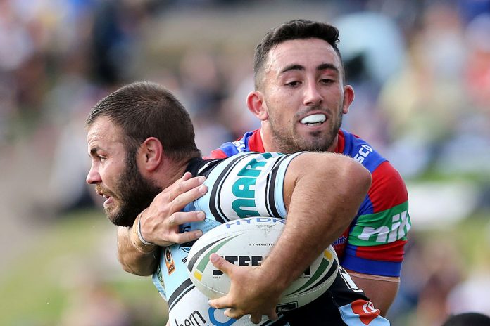 NRL Rd 10 - Knights v Sharks