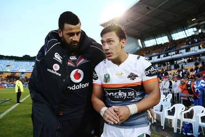 NRL Rd 25 - Warriors v Tigers