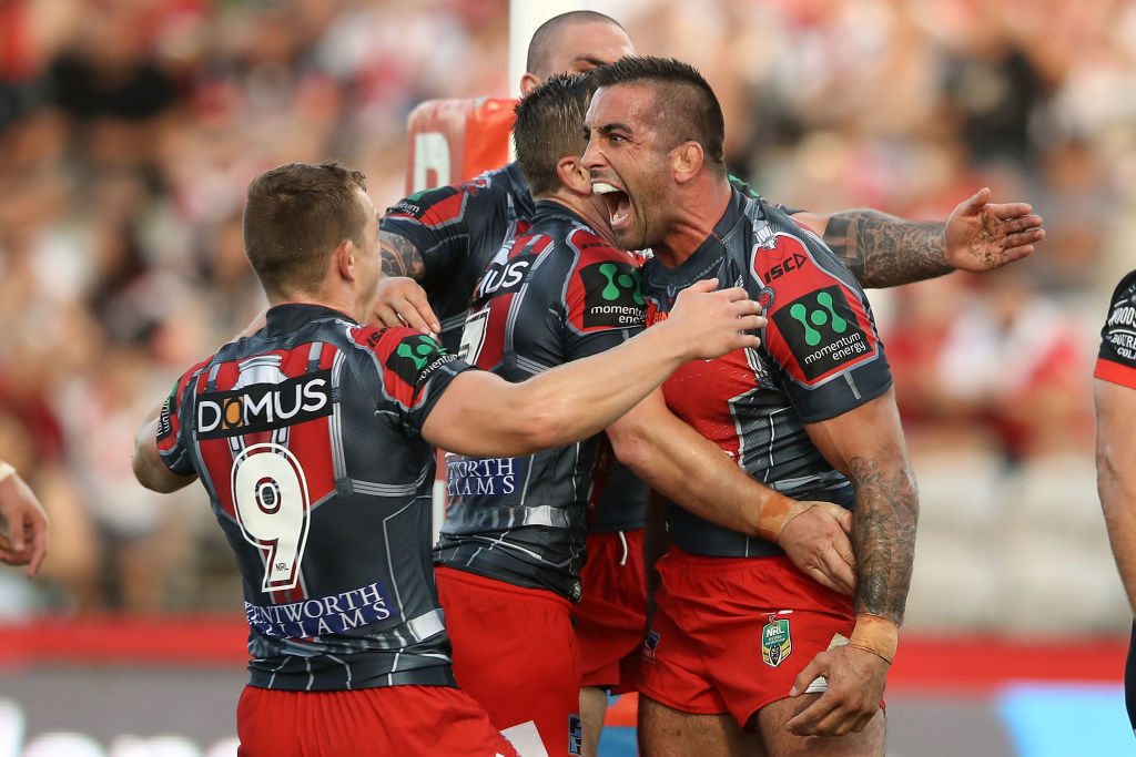 NRL Rd 4 - Dragons v Warriors