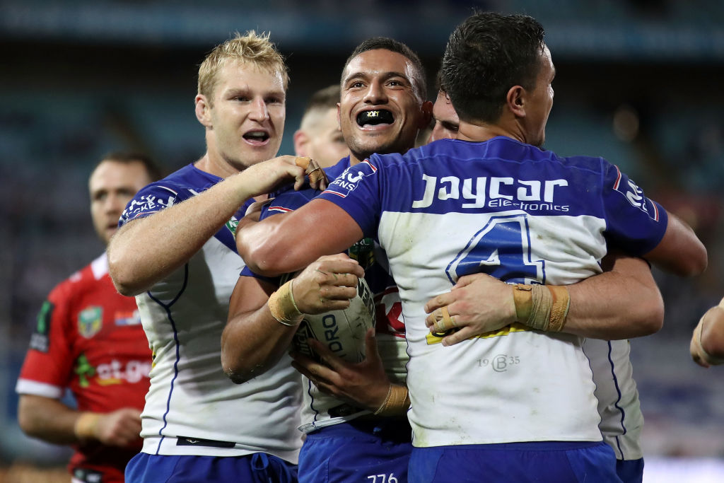 NRL Rd 14 - Bulldogs v Dragons