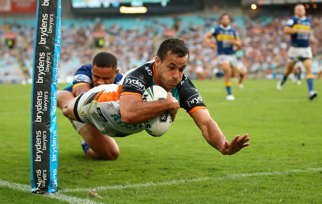 NRL Rd 4 - Tigers v Eels