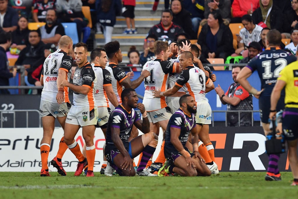 NRL Rd 5 - Tigers v Storm