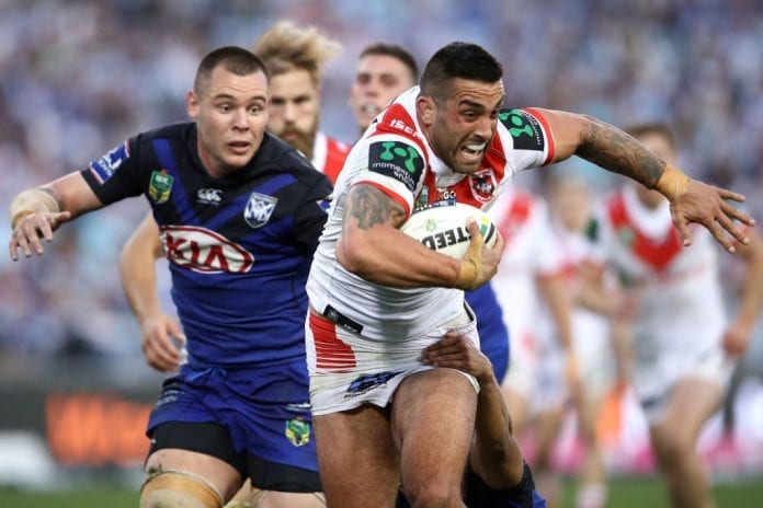 NRL Rd 26 - Dragons v Bulldogs