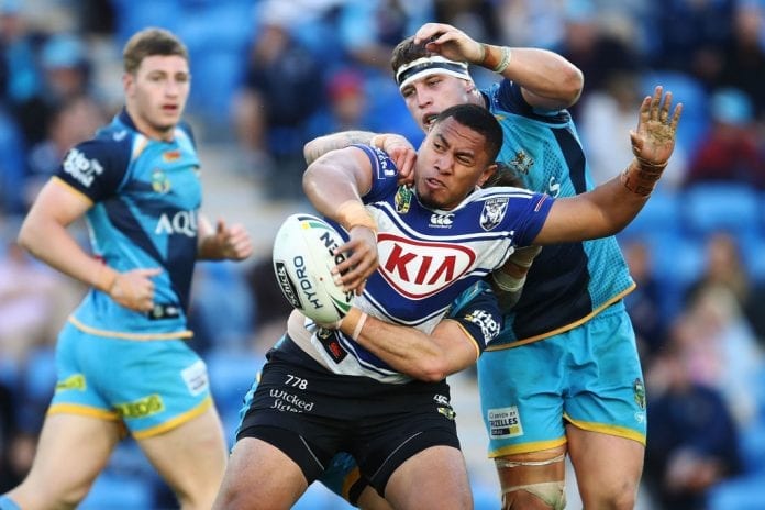 NRL Rd 25 - Titans v Bulldogs