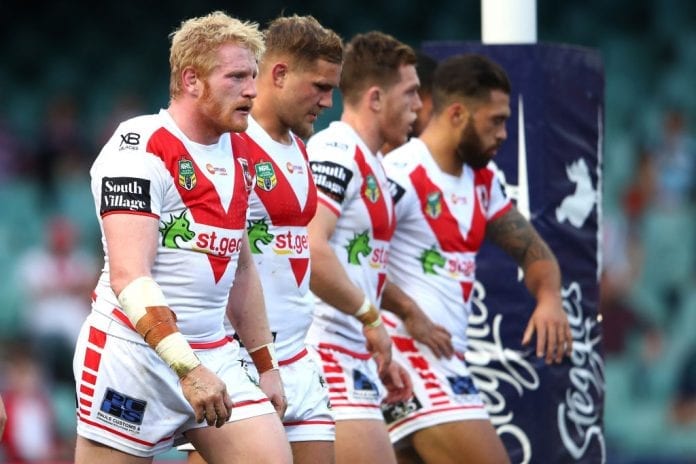 NRL Rd 20 - Roosters v Dragons