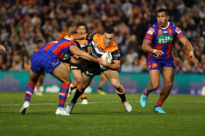 NRL Rd 21 - Knights v Tigers