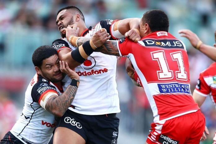 NRL Rd 21 - Dragons v Warriors