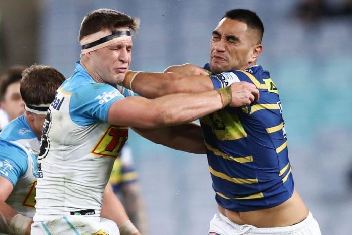NRL Rd 21 - Eels v Titans