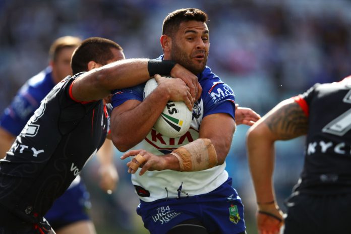 NRL Rd 23 - Bulldogs v Warriors