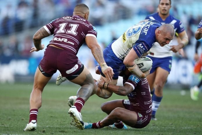 NRL Rd 24 - Bulldogs v Sea Eagles