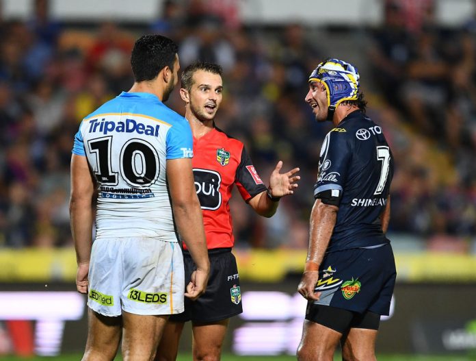 NRL Rd 7 - Cowboys v Titans