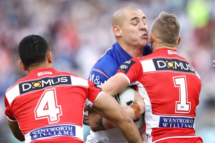 NRL Rd 14 - Bulldogs v Dragons