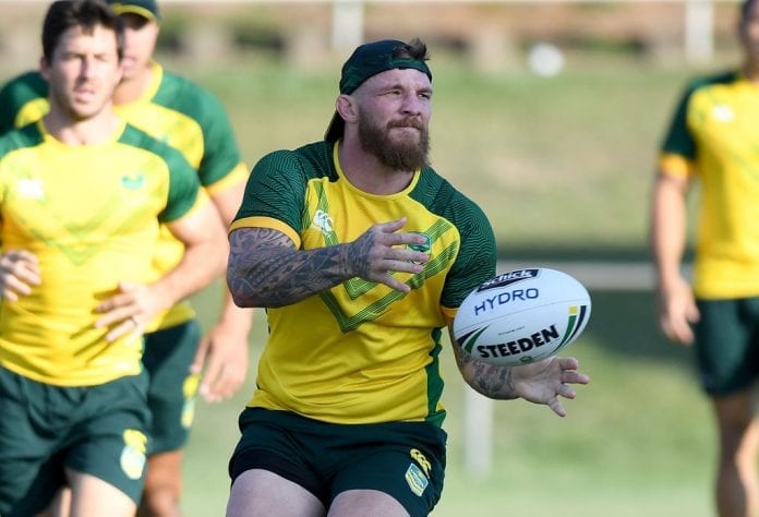 Australian Kangaroos Training Session