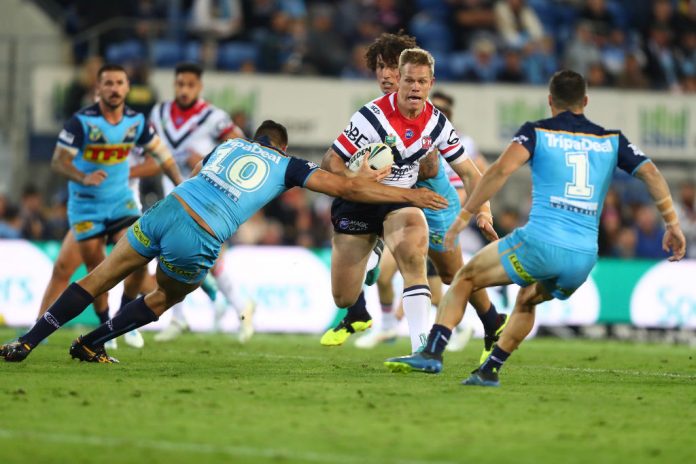 NRL Rd 18 - Titans v Roosters
