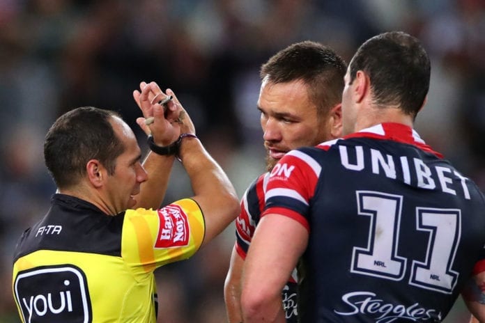 NRL Rd 25 - Rabbitohs v Roosters